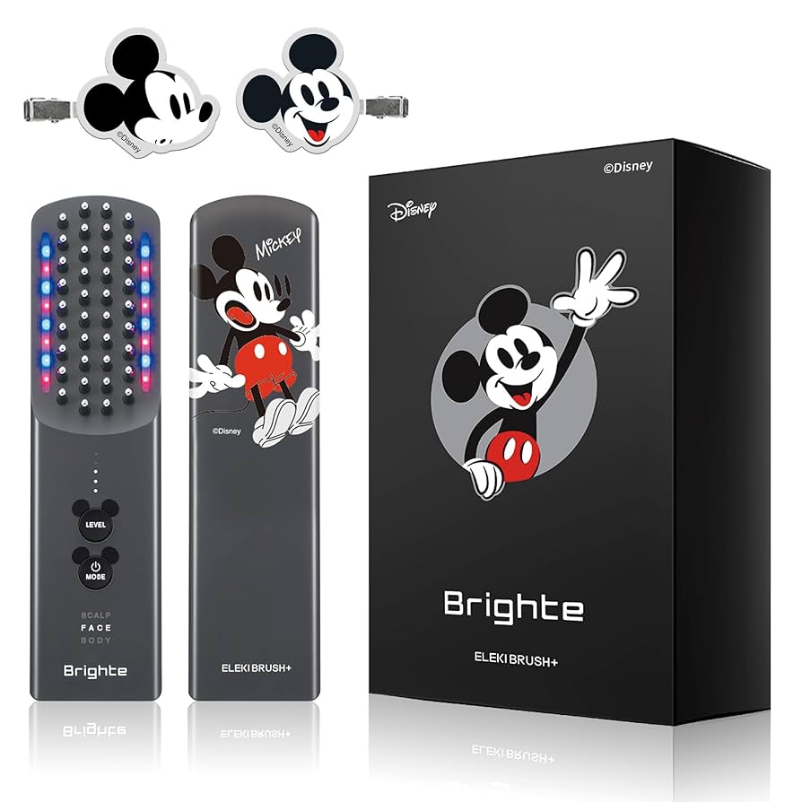 美顔器 ELEKI BRUSH+ ミッキーコラボ + ヘアクリップセット Amazon.co.jp: 【ミッキーコラボ + ヘアクリップ】美顔器